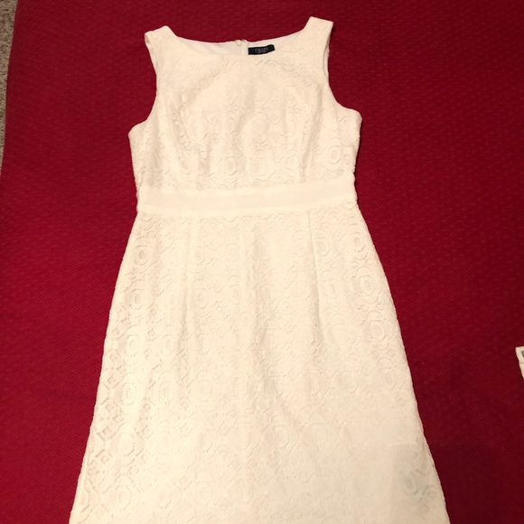 Chaps Dresses & Skirts - 💙💙Chaps White Lace Dress